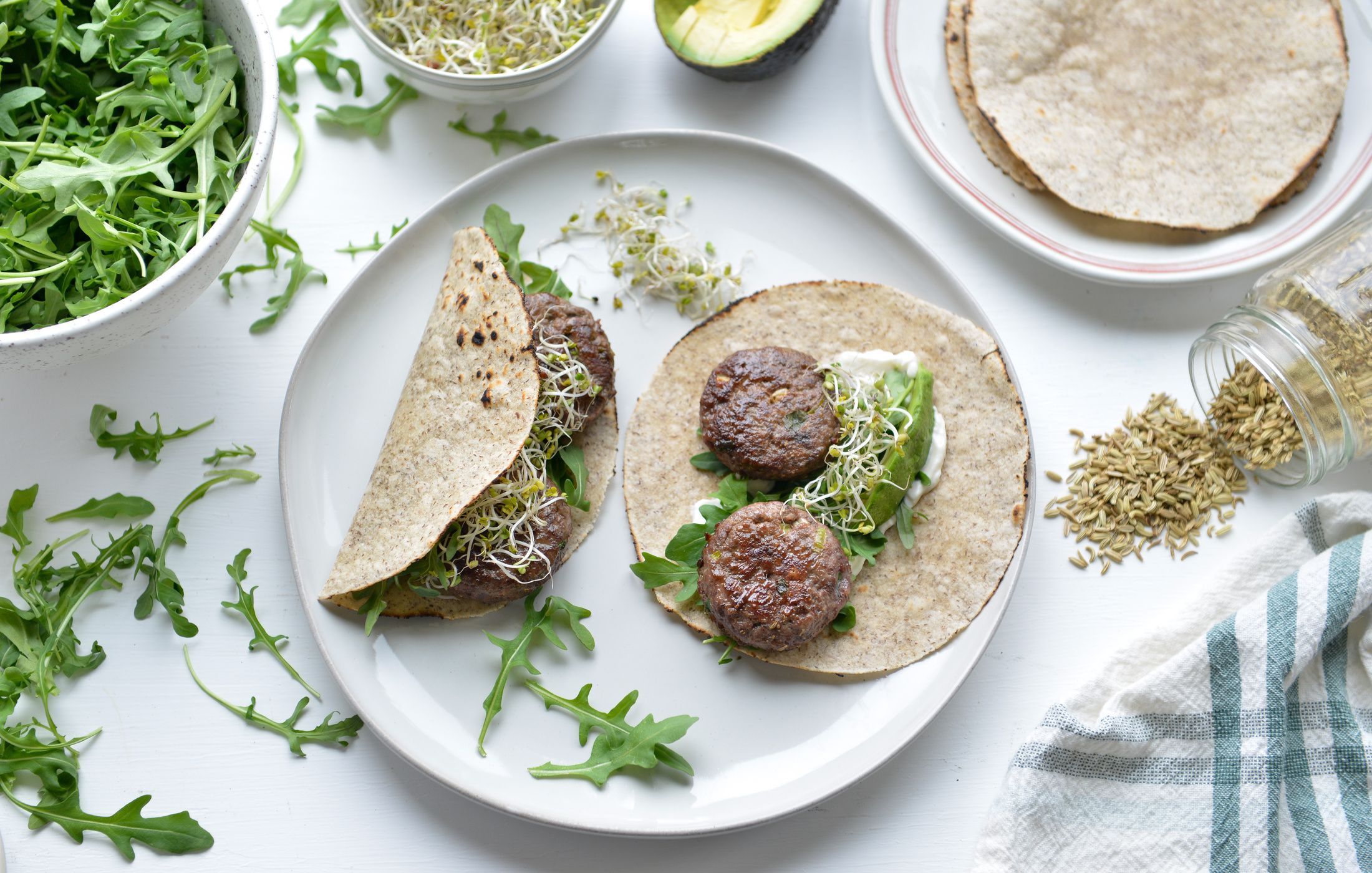 Lamb Breakfast Sausage Tacos Nourishing Meals®